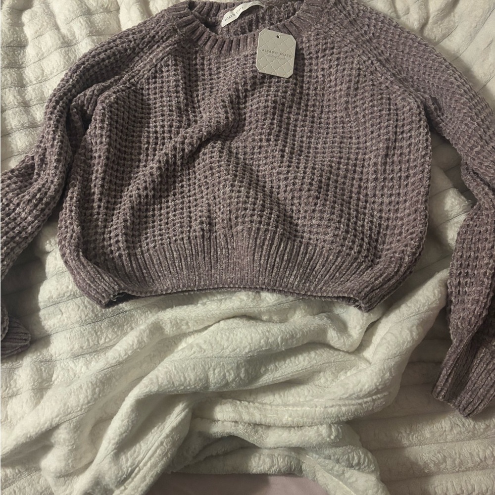 Altar'd State Textured Mauve Sweater